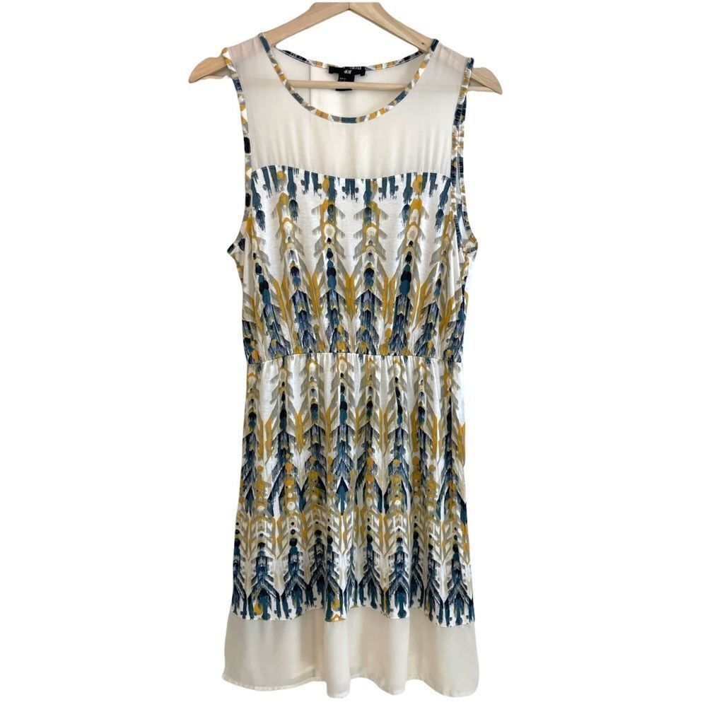 H&M 100% Viscose Tribal Print Dress